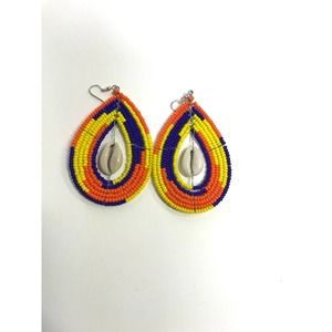 Authentic African Beaded Earrings